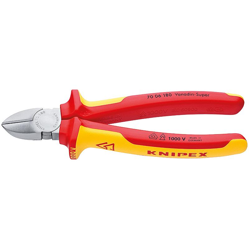 KNIPEX KLIJEŠTA BOČNA SJEČA 180 mm 1000 V
