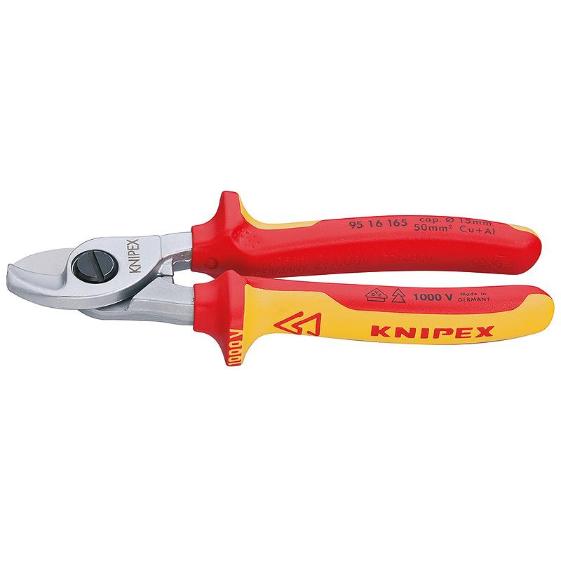 KNIPEX ŠKARE 165mm ZA KABELE VDE 50mm2