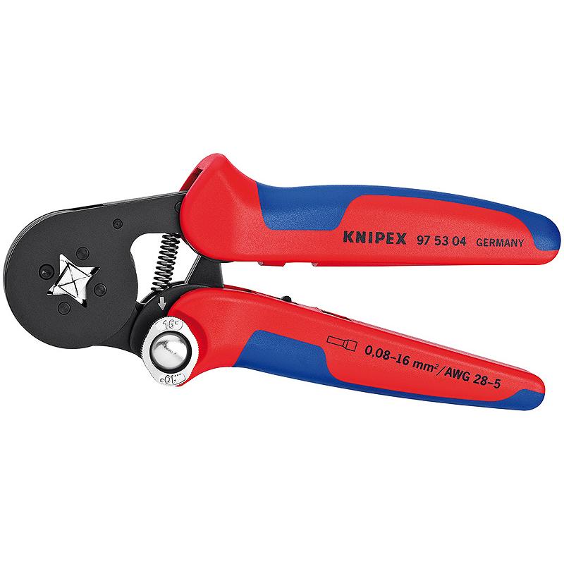 KNIPEX KLIJEŠTA ZA KVADRATNO PRESANJE ČAHURA 0,08-16 mm2