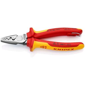 KNIPEX KLIJEŠTA ZA ČAHURE 0,25-16mm2 1000 V S PRIVEZNICOM
