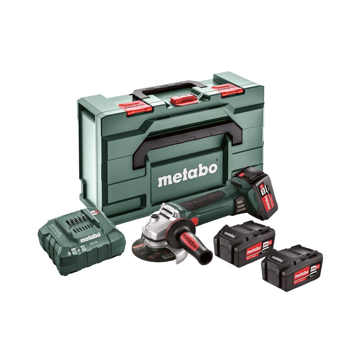 METABO AKU KUTNA BRUSILICA W 18 LTX 125 QUICK SET