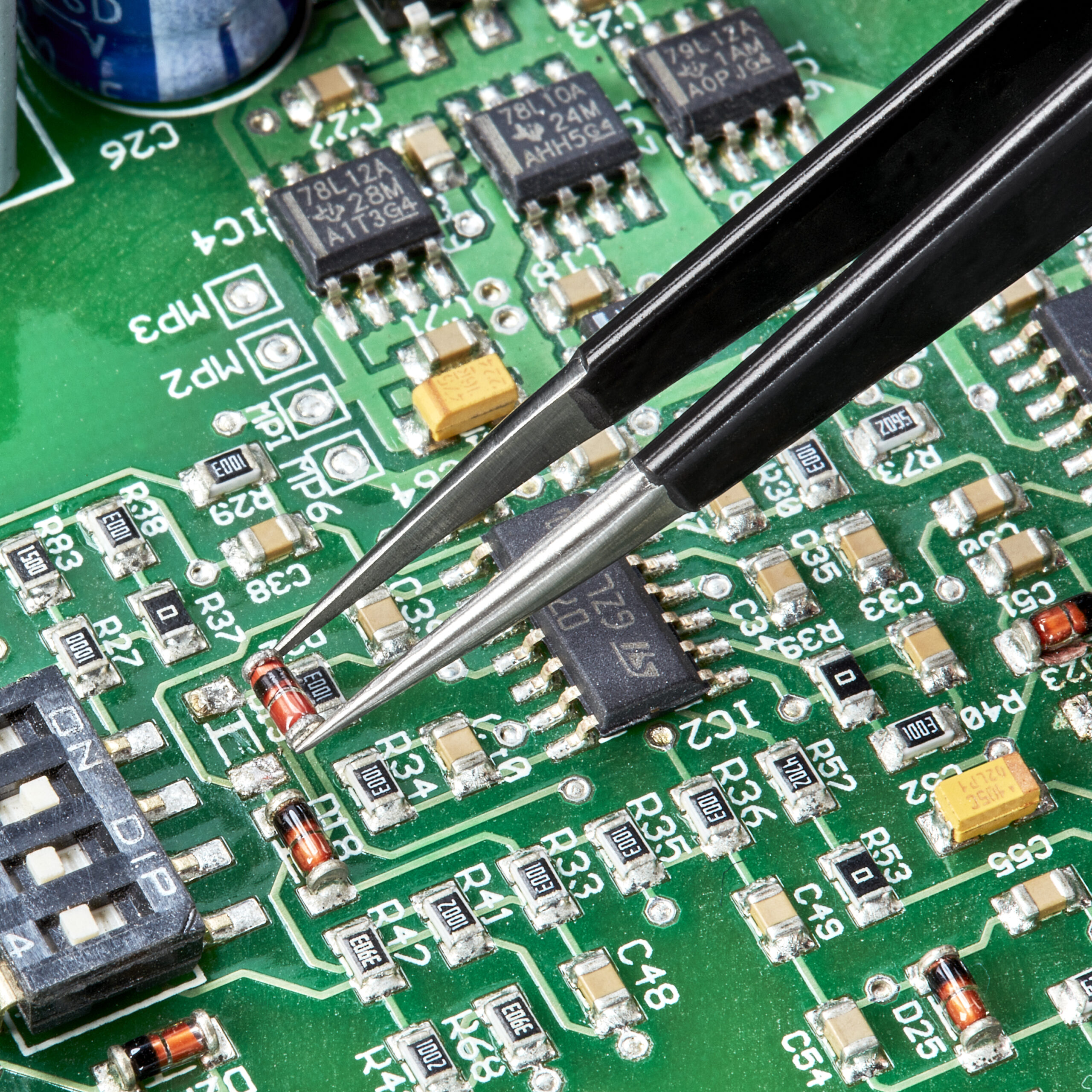 KNIPEX 92 28 70 ESD Univerzalna ESD pinceta 110 mm - Slika 6