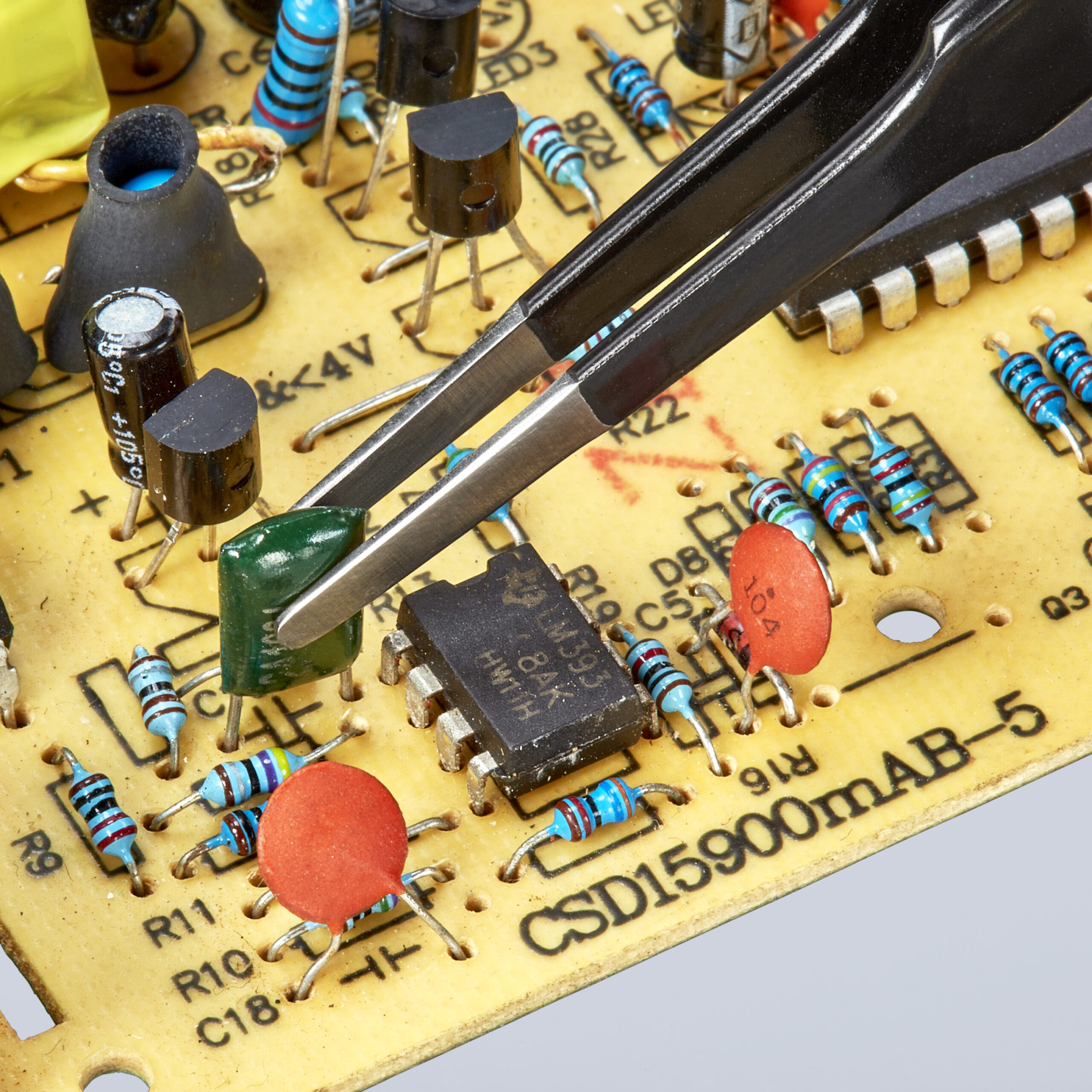 KNIPEX 92 58 74 ESD Univerzalna ESD pinceta 118 mm - Slika 7