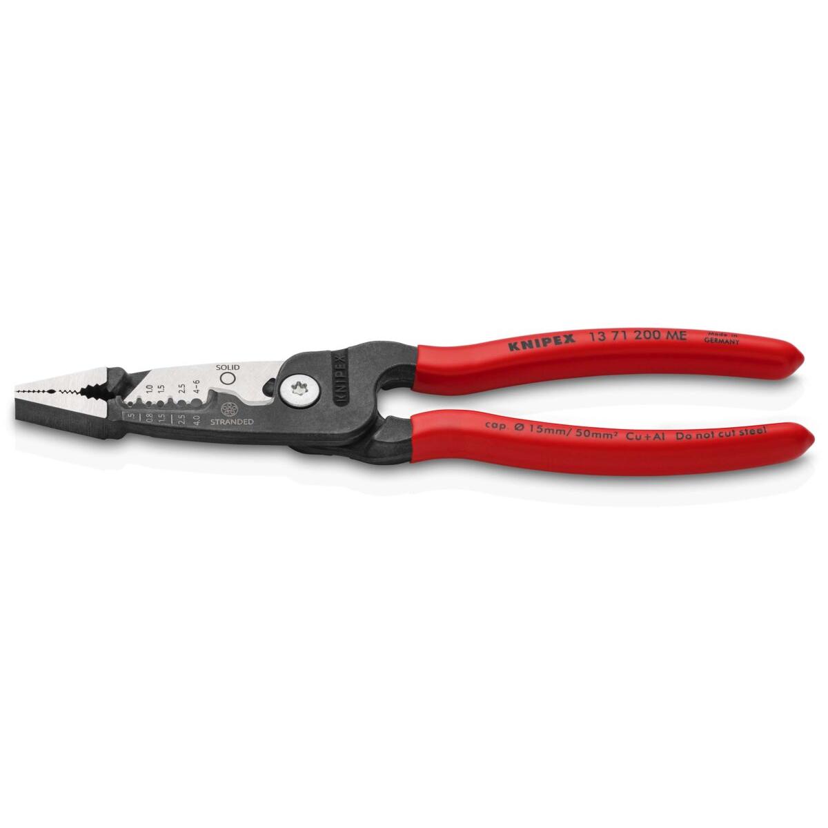 KNIPEX 13 71 200 ME WIRESTRIPPER VIŠENAMJENSKA ELEKTRIČARSKA KLIJEŠTA 200 mm