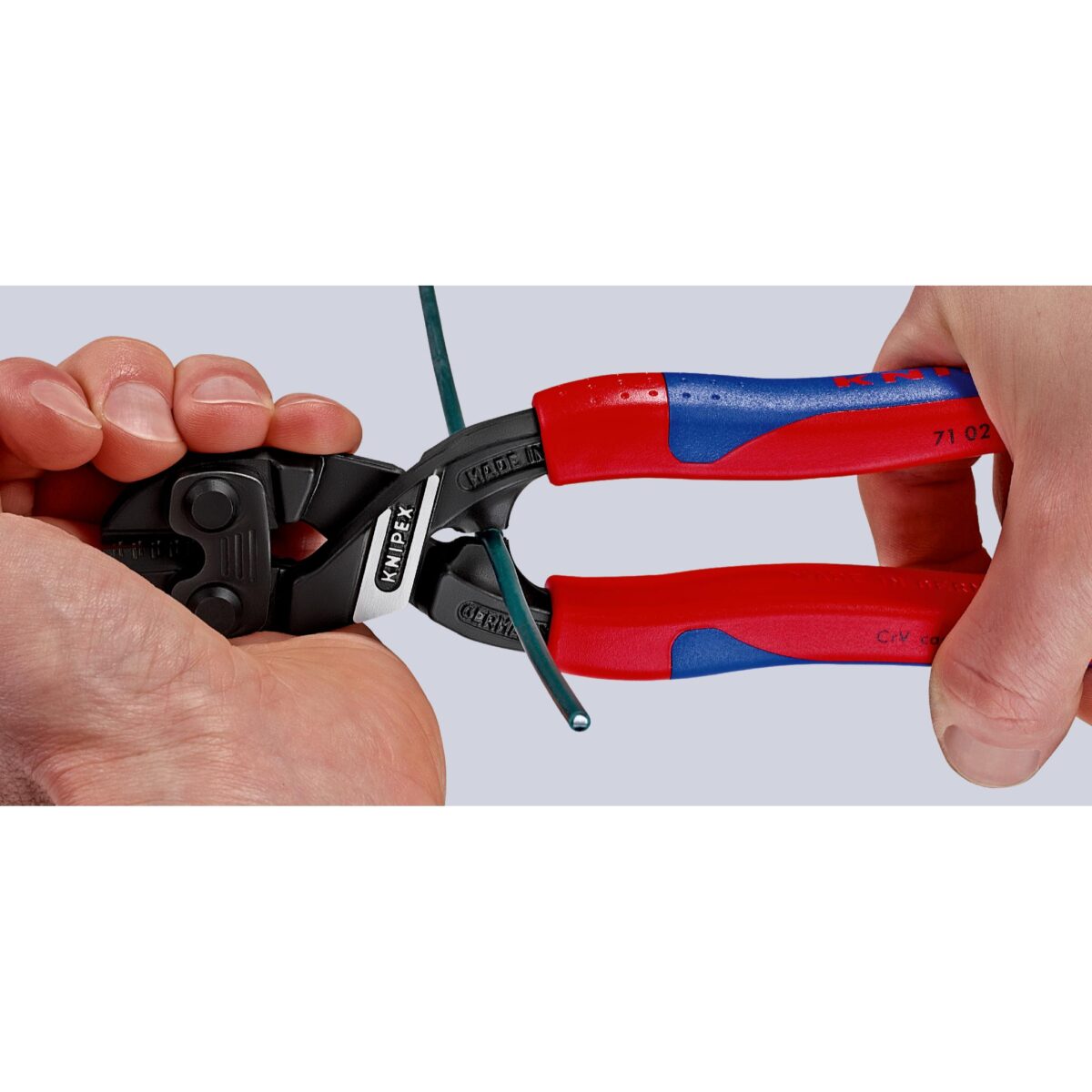 KNIPEX 71 02 200 T COBOLT® KOMPAKTNI REZAČ VIJAKA S TANKIM VIŠEKOMPONENTNIM OBLOGAMA 200 mm - Slika 3