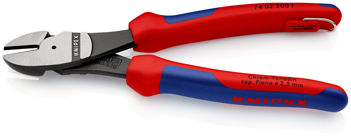KNIPEX 74 02 200 T KLIJEŠTA BOČNA VELIKE SNAGE VIŠENAMJENSKE STEZNE ČELJUSTI 200 mm - Slika 2