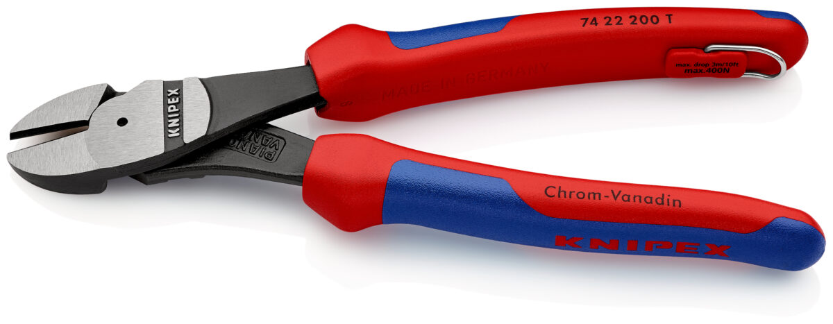 KNIPEX 74 22 200 T KLIJEŠTA BOČNA VELIKE SNAGE VIŠENAMJENSKE STEZNE ČELJUSTI 200 mm - Slika 2