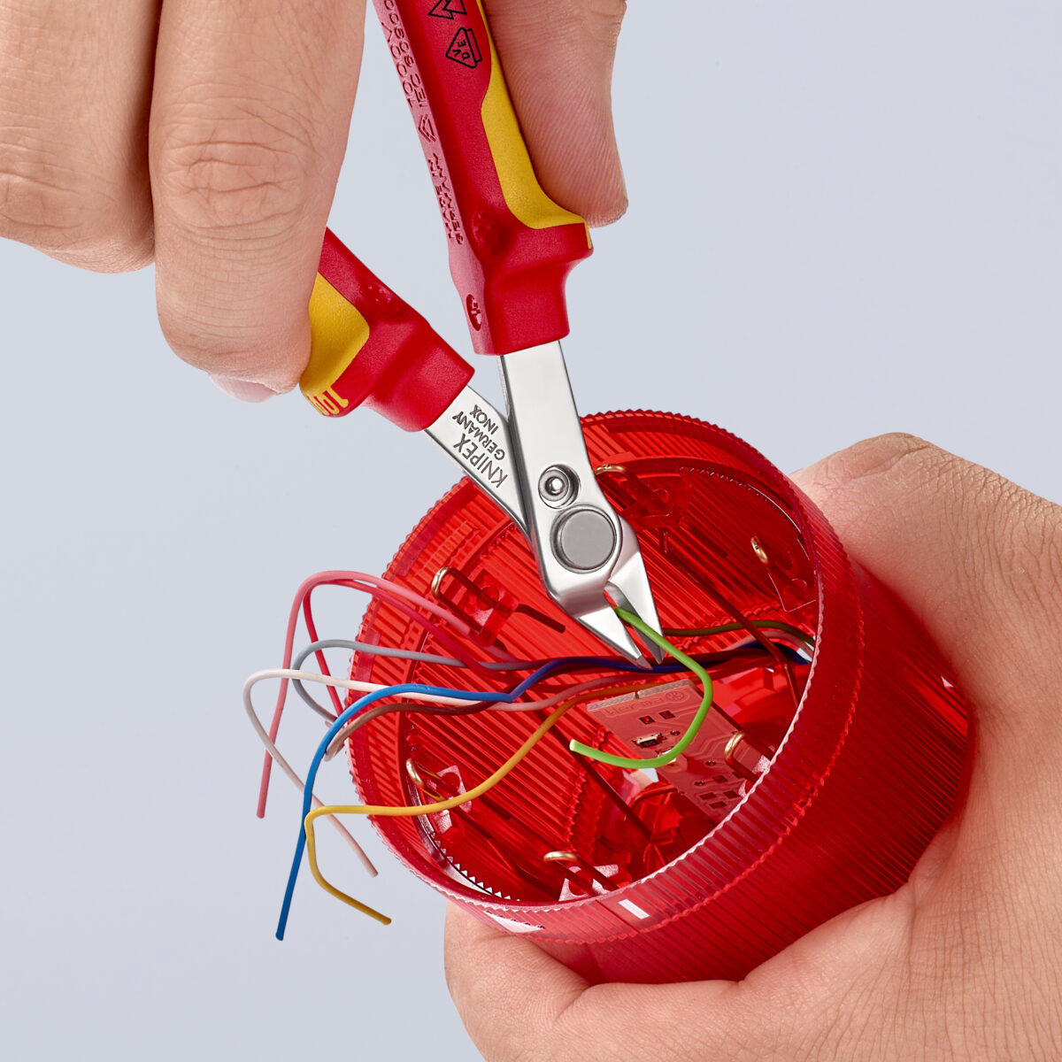 KNIPEX 78 06 125 ELECTRONIC SUPER KNIPS® VDE IZOLIRANE 125 mm - Slika 7