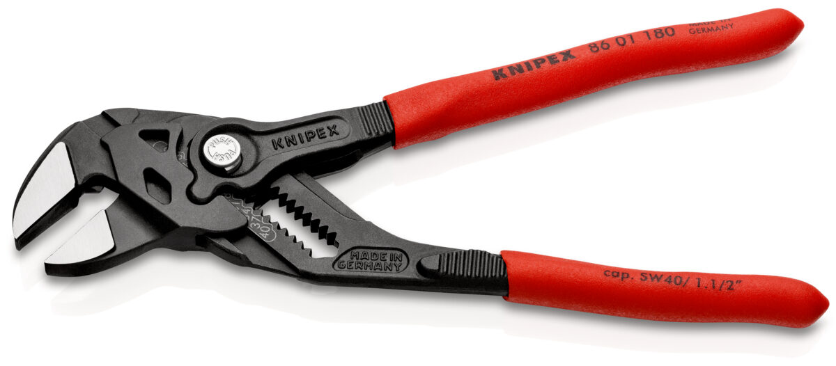 KNIPEX 86 01 180 KLIJEŠTA-KLJUČ KLIJEŠTA I KLJUČ ZA VIJKE 180 mm - Slika 2