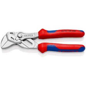 KNIPEX 86 05 150 S02 KLIJEŠTA-KLJUČ S HRAPAVIM ČELJUSTIMA KROMIRANA 150 mm
