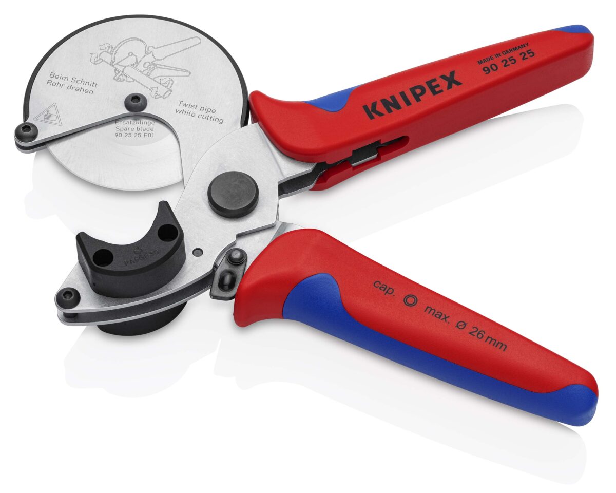 KNIPEX 90 25 25 REZAČ ZA CIJEVI ZA KOMPOZITNE I PLASTIČNE CIJEVI POCINČAN 210 mm - Slika 2