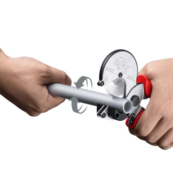 KNIPEX 90 25 25 REZAČ ZA CIJEVI ZA KOMPOZITNE I PLASTIČNE CIJEVI POCINČAN 210 mm - Slika 15