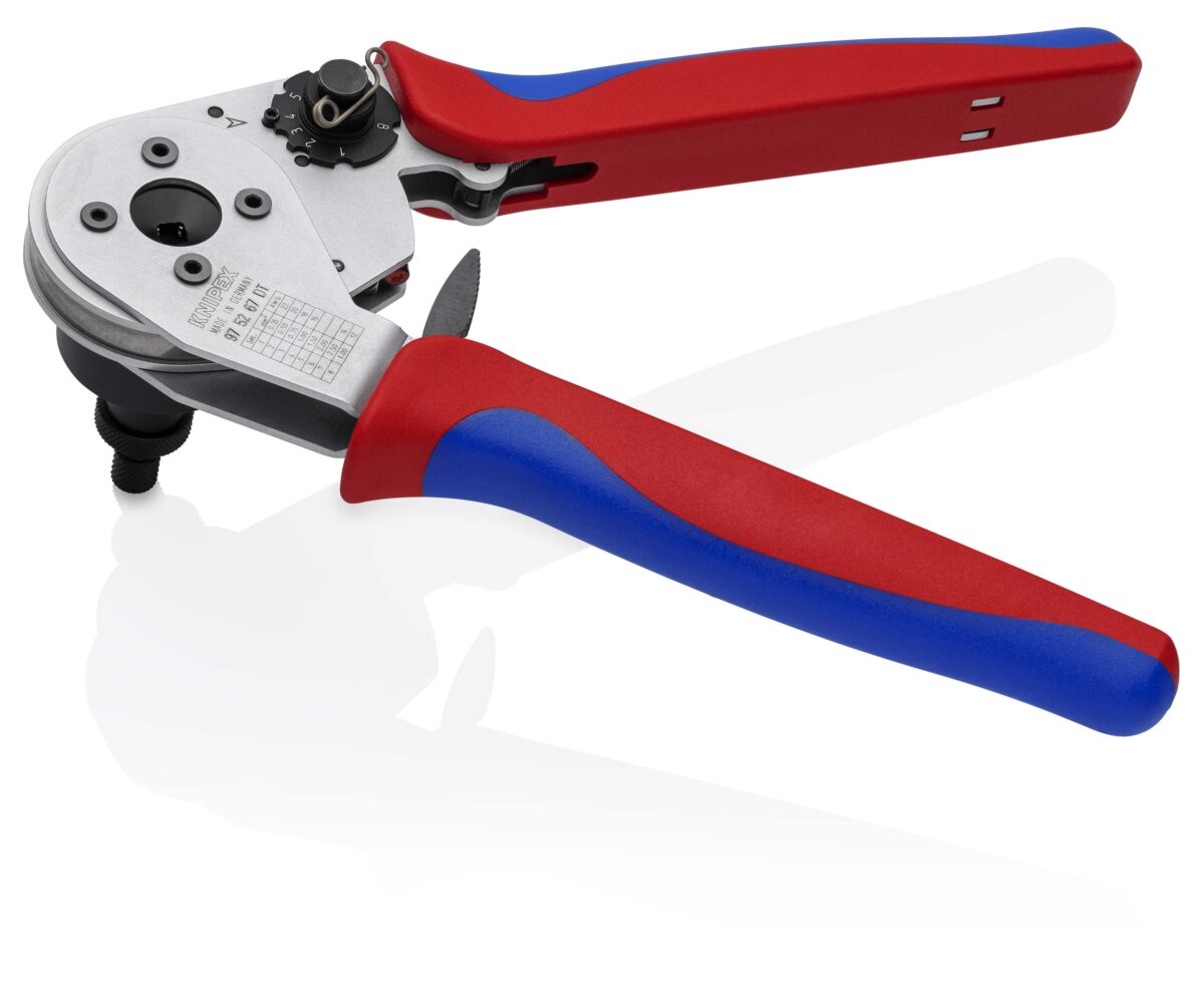 KNIPEX 97 52 67 DT KLIJEŠTA ZA KRIMPANJE S ČETIRI TRNA ZA DT KONTAKTE 230 mm - Slika 2