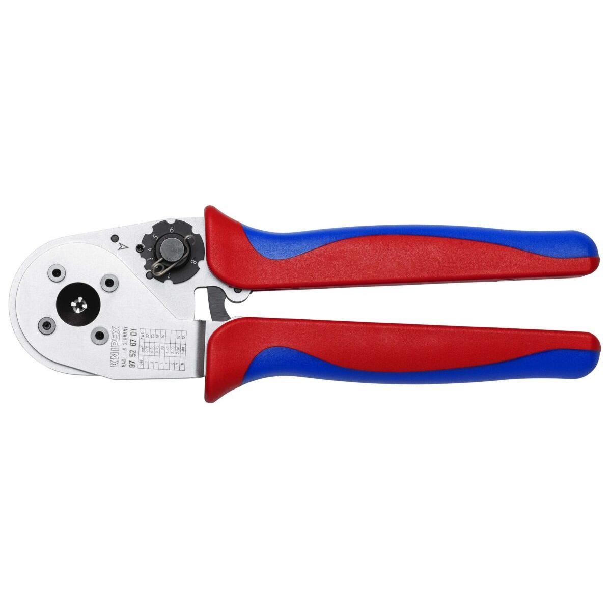 KNIPEX 97 52 67 DT KLIJEŠTA ZA KRIMPANJE S ČETIRI TRNA ZA DT KONTAKTE 230 mm