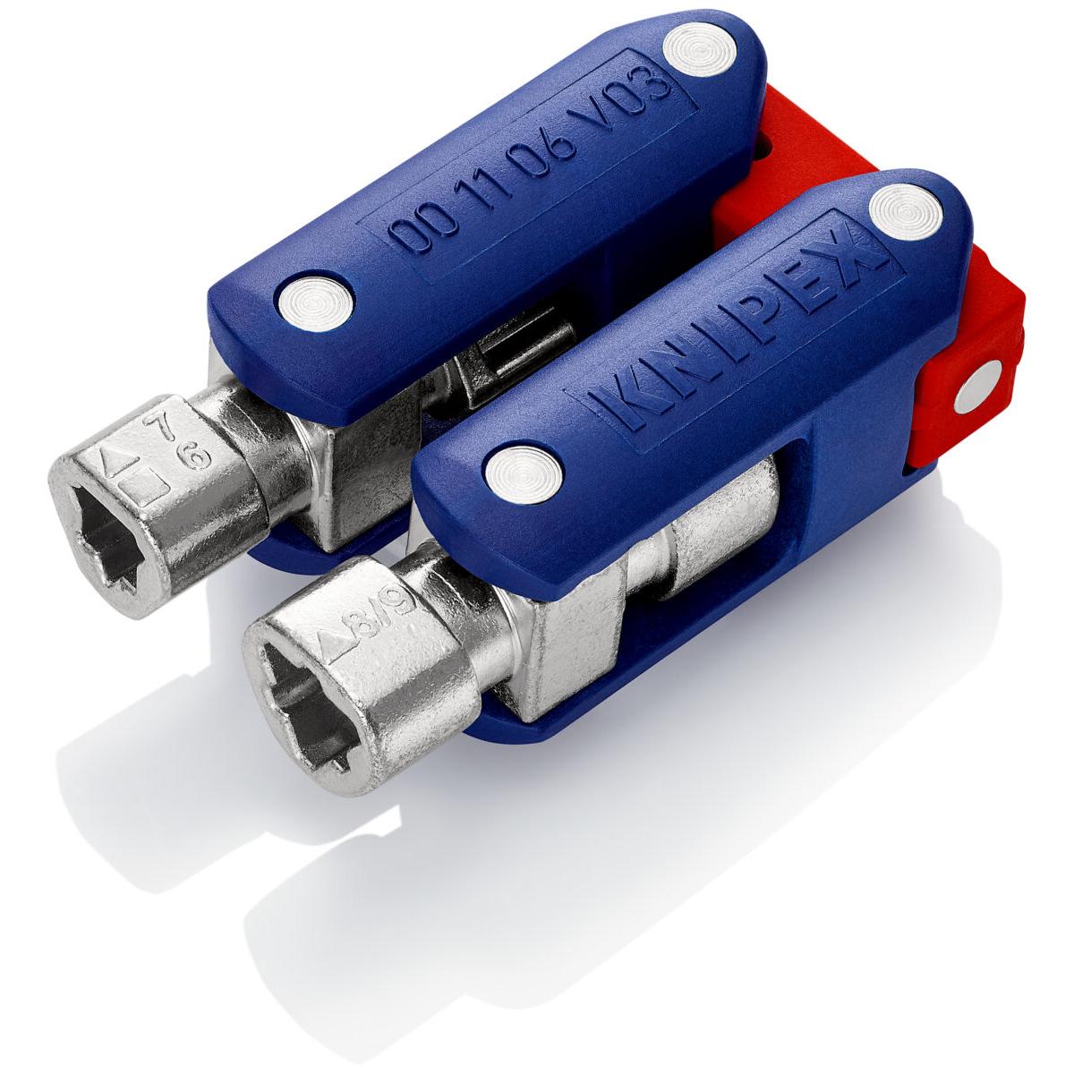KNIPEX 00 11 06 V03 Kontrolni ključ za ormare s dvostrukim zglobom „DoubleJoint” 62 mm