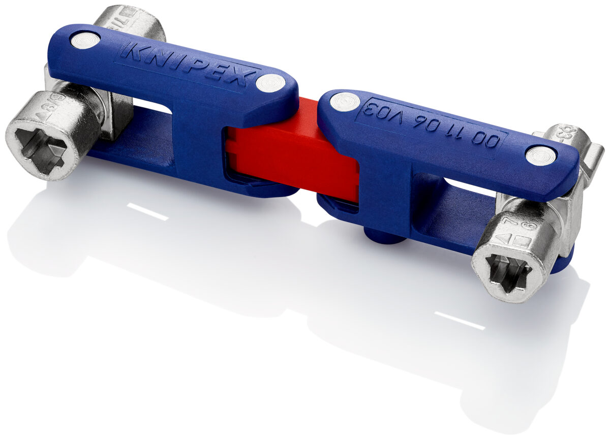 KNIPEX 00 11 06 V03 Kontrolni ključ za ormare s dvostrukim zglobom „DoubleJoint” 62 mm - Slika 5