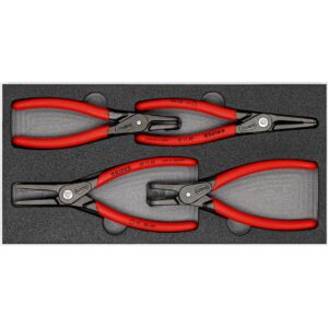 KNIPEX 00 20 01 V09 Komplet kliješta u pjenastom kalupu 4 dijela