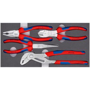 KNIPEX 00 20 01 V17 Komplet kliješta u pjenastom kalupu 4 dijela