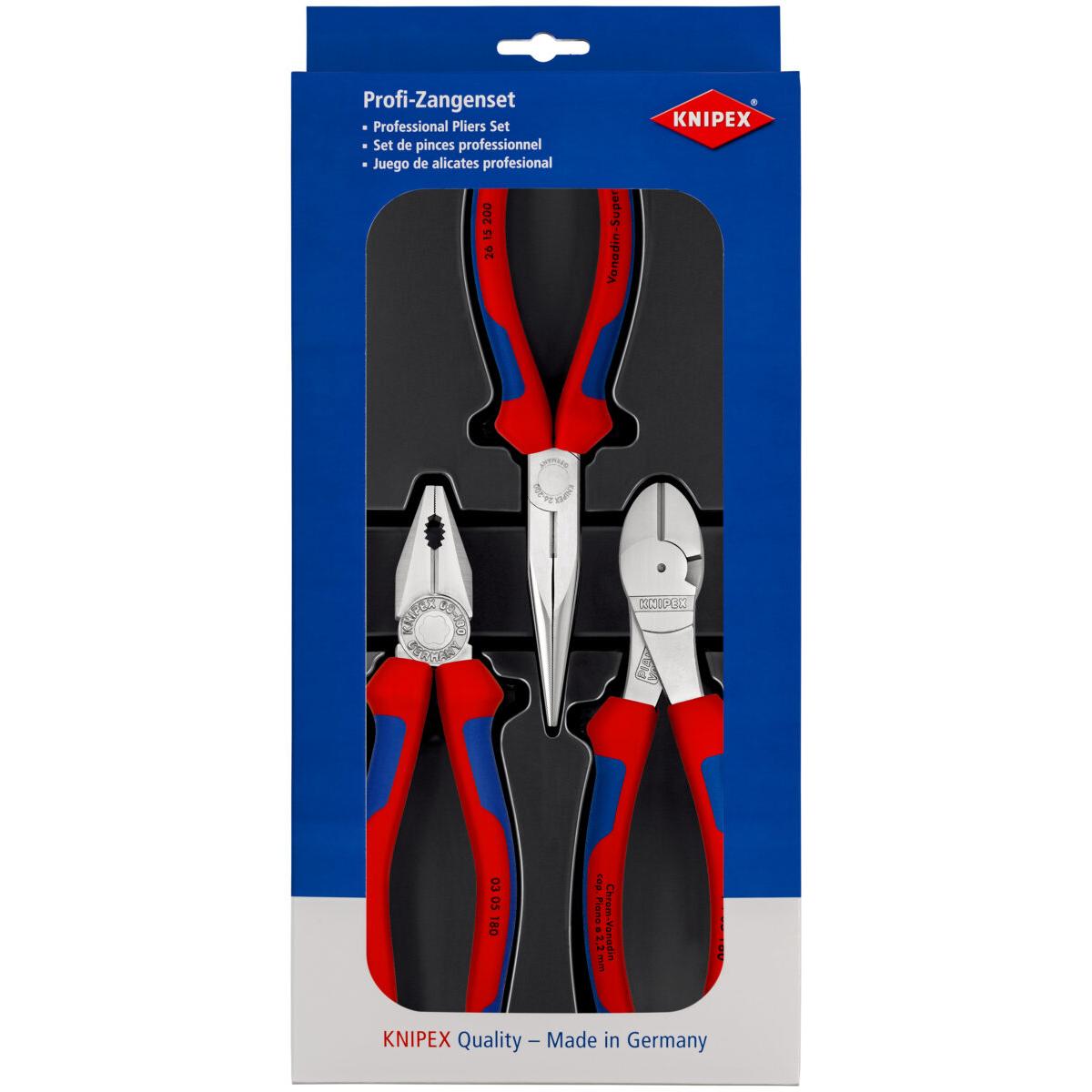 KNIPEX 00 20 11 V01 Paket za montažu 1 x 26 15 200, 1 x 03 05 180, 1 x 74 05 180