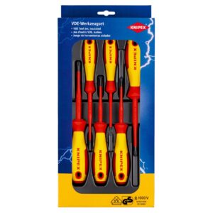 KNIPEX 00 20 12 V04 Paket odvijača VDE prorez / Phillips® / Pozidriv®