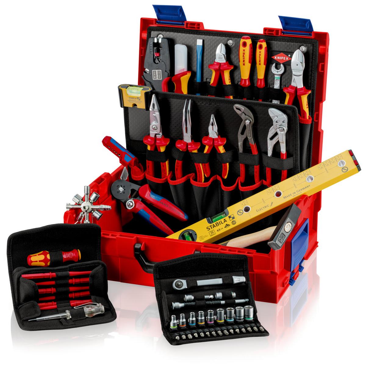 KNIPEX 00 21 19 LB E L-BOXX® Elektro 63-dijelni 357 mm - Slika 2