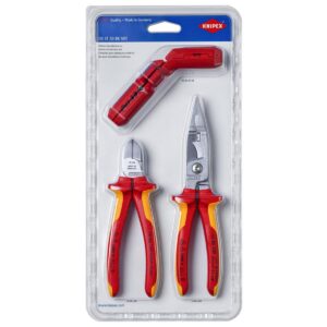 KNIPEX 00 31 30 BK V01 Komplet za električne instalacije 3-dijelni