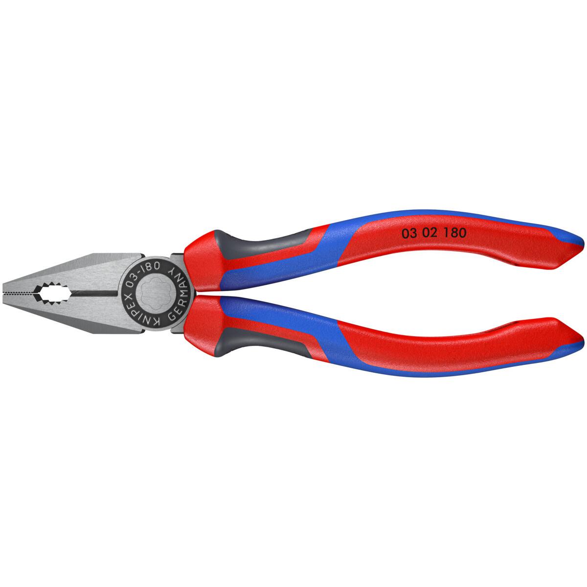 KNIPEX 03 02 180 SB kombinirana kliješta crna atramentirana 180 mm
