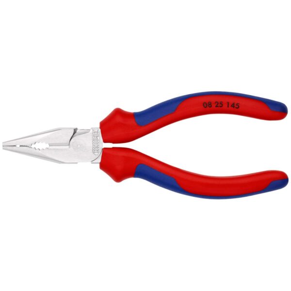 KNIPEX 08 25 145 SB šiljasta kombinirana kliješta višenamjenske stezne čeljusti kromirana 145 mm