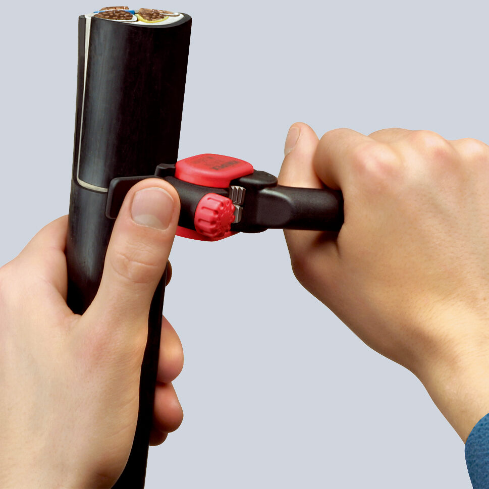 KNIPEX 16 40 150 SB Alat za skidanje plašta poliamid pojačan staklenim vlaknima 150 mm - Slika 5
