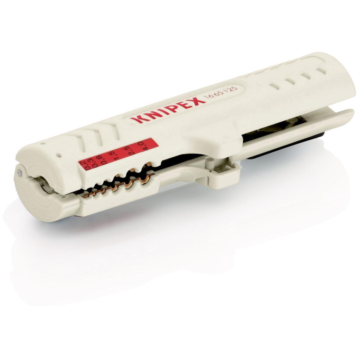 KNIPEX 16 65 125 SB alat za skidanje plašta za podatkovni kabel 125 mm