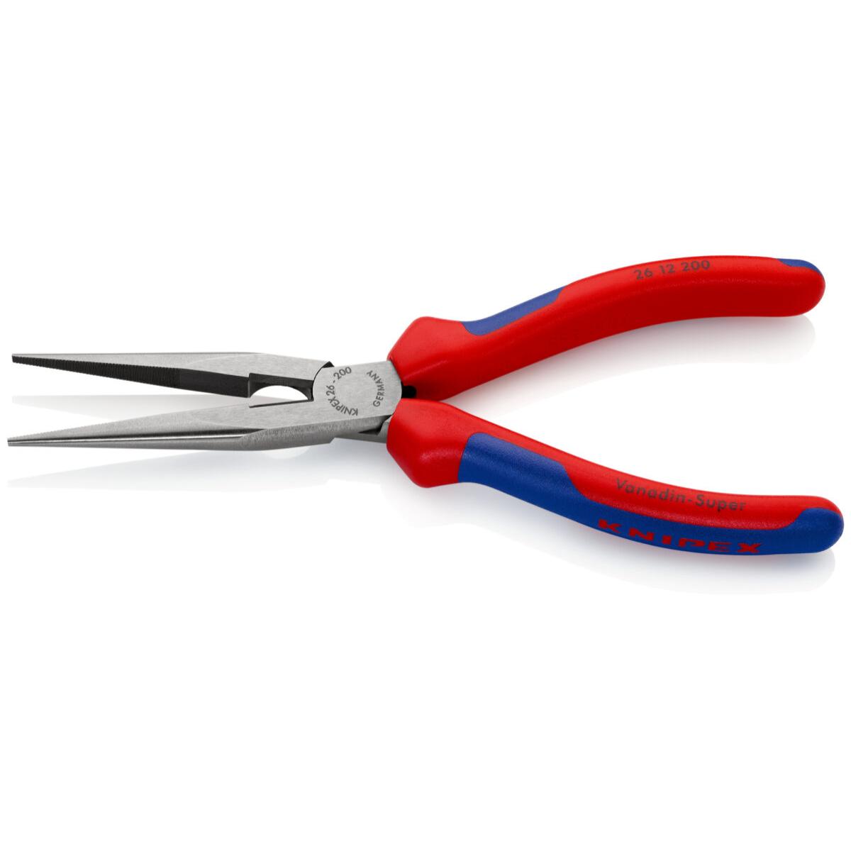 KNIPEX 26 12 200 SB Šiljasta kliješta sa bočnim sječicama (kljunasta kliješta) višenamjenske stezne čeljusti crna atramentirana 200 mm - Slika 2