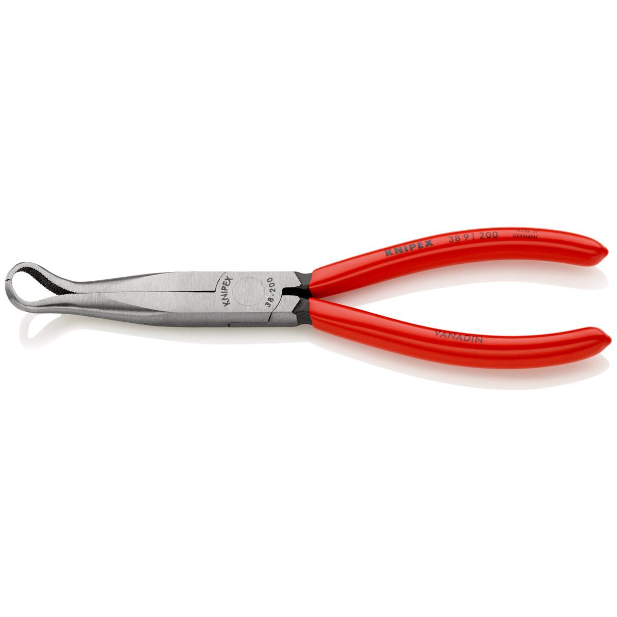 KNIPEX 38 91 200 Mehaničarska kliješta presvučene plastikom crna atramentirana 200 mm