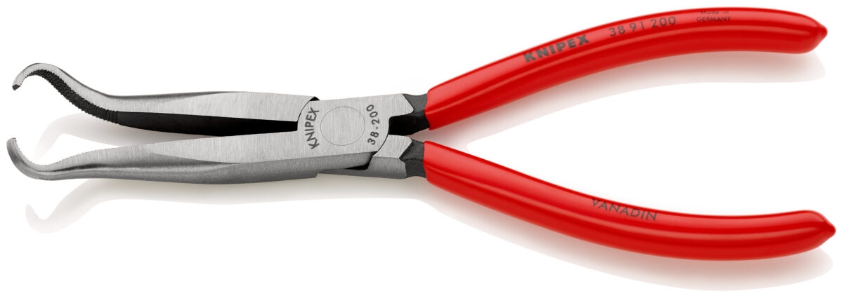 KNIPEX 38 91 200 Mehaničarska kliješta presvučene plastikom crna atramentirana 200 mm - Slika 2