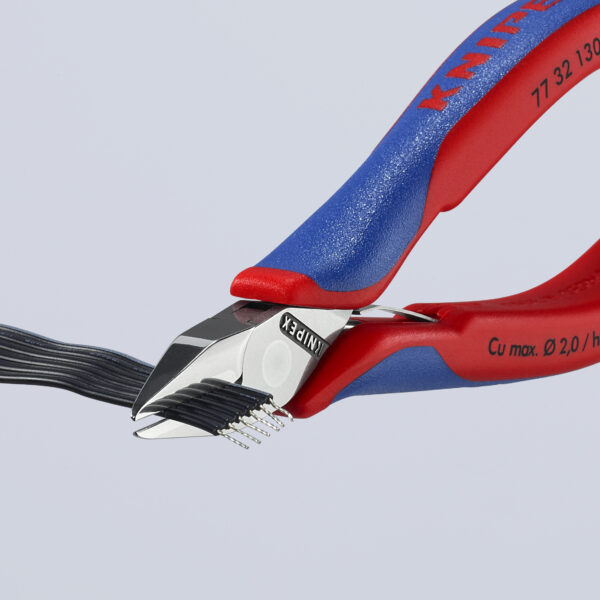 KNIPEX 77 32 130 Kliješta za bočno sječenje za elektroniku Sa zglobom višenamjenske stezne čeljusti 130 mm - Slika 3