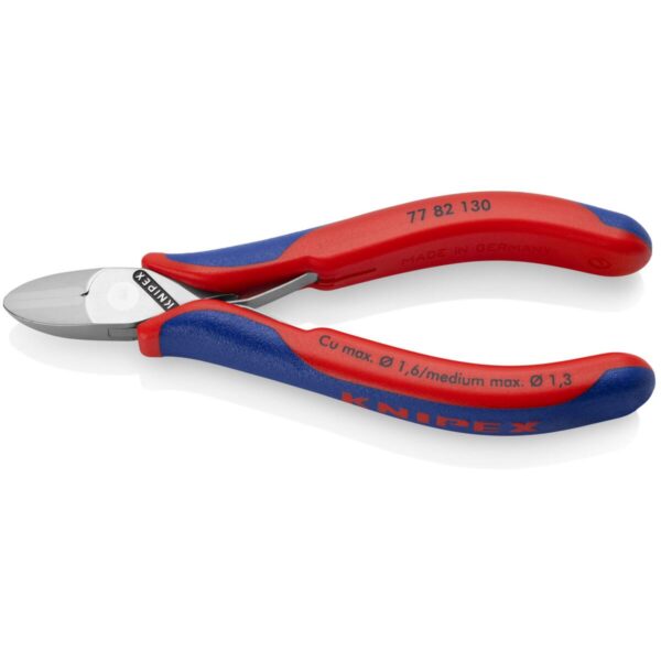 KNIPEX 77 82 130 Elektronička kliješta za bočno sječenje ESD Sa zglobom višenamjenske stezne čeljusti 130 mm
