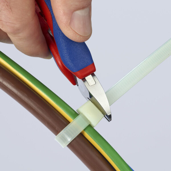 KNIPEX 77 82 130 Elektronička kliješta za bočno sječenje ESD Sa zglobom višenamjenske stezne čeljusti 130 mm - Slika 4