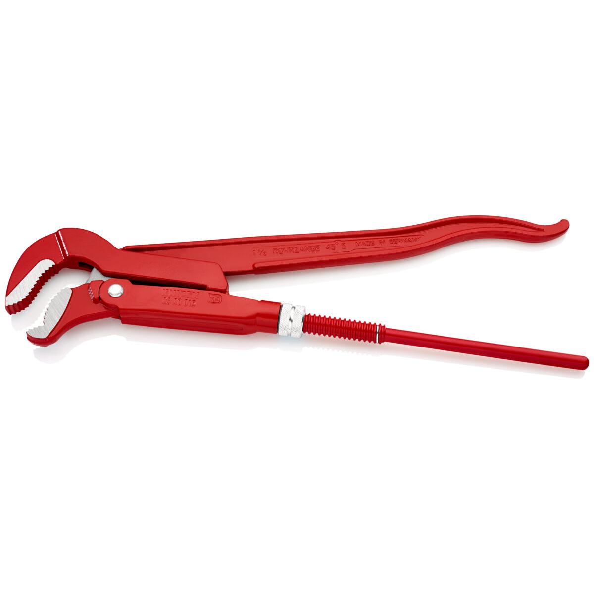 KNIPEX 83 30 015 Kliješta za cijevi S-čeljust crvena, obložena prahom 420 mm - Slika 2