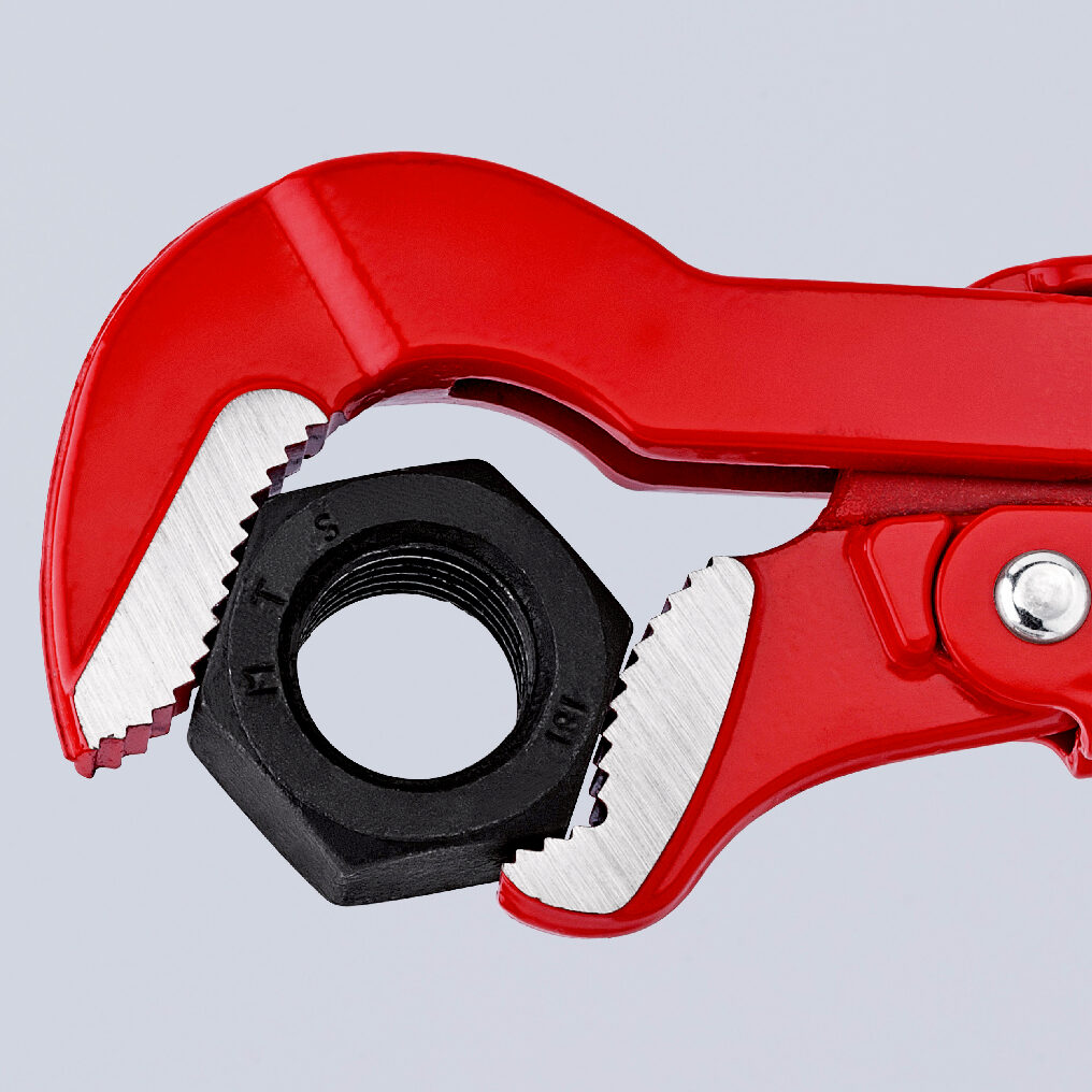 KNIPEX 83 30 015 Kliješta za cijevi S-čeljust crvena, obložena prahom 420 mm - Slika 3