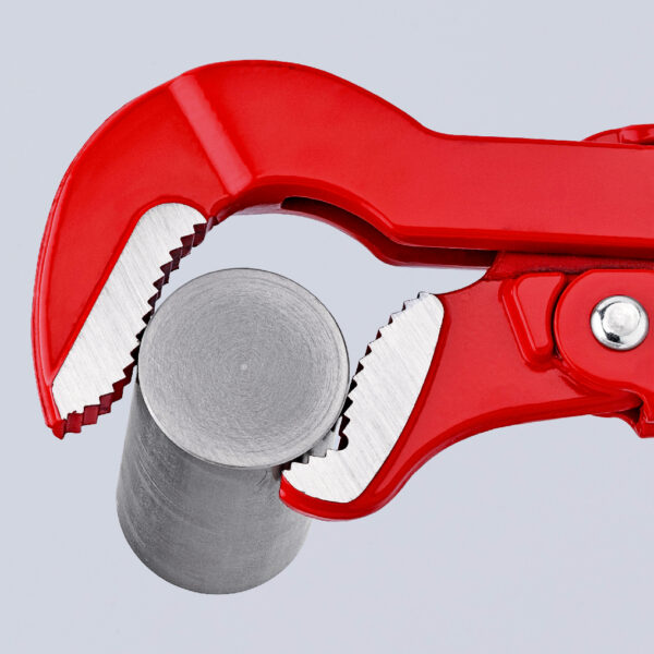 KNIPEX 83 30 015 Kliješta za cijevi S-čeljust crvena, obložena prahom 420 mm - Slika 4