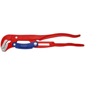 KNIPEX 83 60 015 Kliješta za cijevi S-čeljust s brzim pomakom crvena, obložena prahom 420 mm