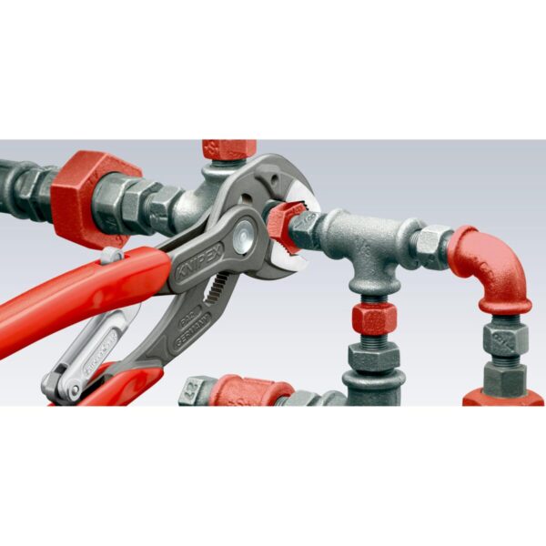 KNIPEX 85 01 250 SmartGrip® Kliješta papige sa automatskim podešavanjem. s plastičnim oblogama siva atramentirana 250 mm - Slika 4