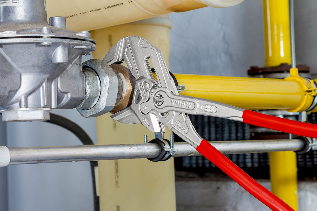KNIPEX 86 03 400 kliješta-ključ XL kliješta i ključ za vijke u jednom alatu presvučene plastikom kromirana 400 mm - Slika 8