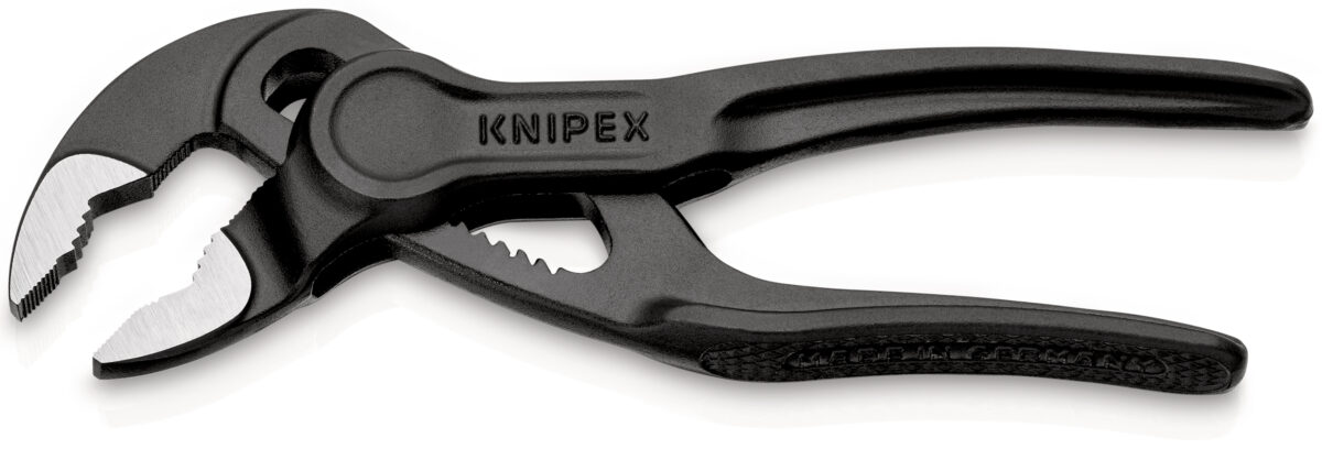 KNIPEX 87 00 100 Cobra® XS Kliješta za vodene pumpe utisnuta, gruba površina siva atramentirana 100 mm - Slika 2