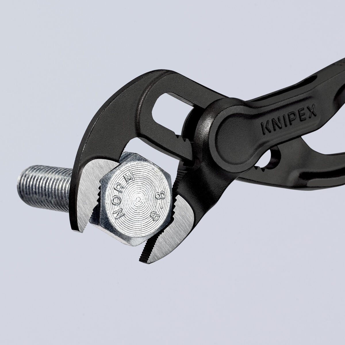 KNIPEX 87 00 100 Cobra® XS Kliješta za vodene pumpe utisnuta, gruba površina siva atramentirana 100 mm - Slika 4