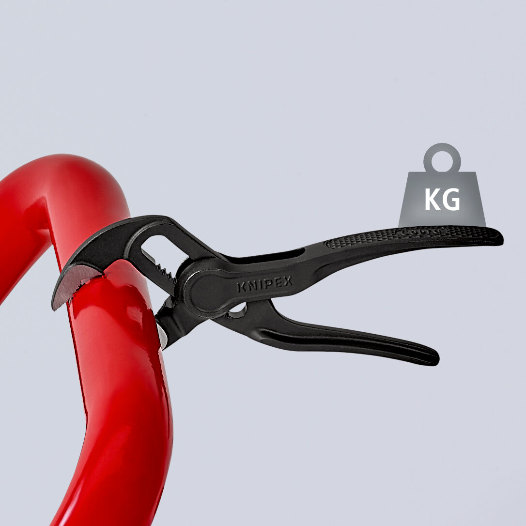 KNIPEX 87 00 100 Cobra® XS Kliješta za vodene pumpe utisnuta, gruba površina siva atramentirana 100 mm - Slika 7