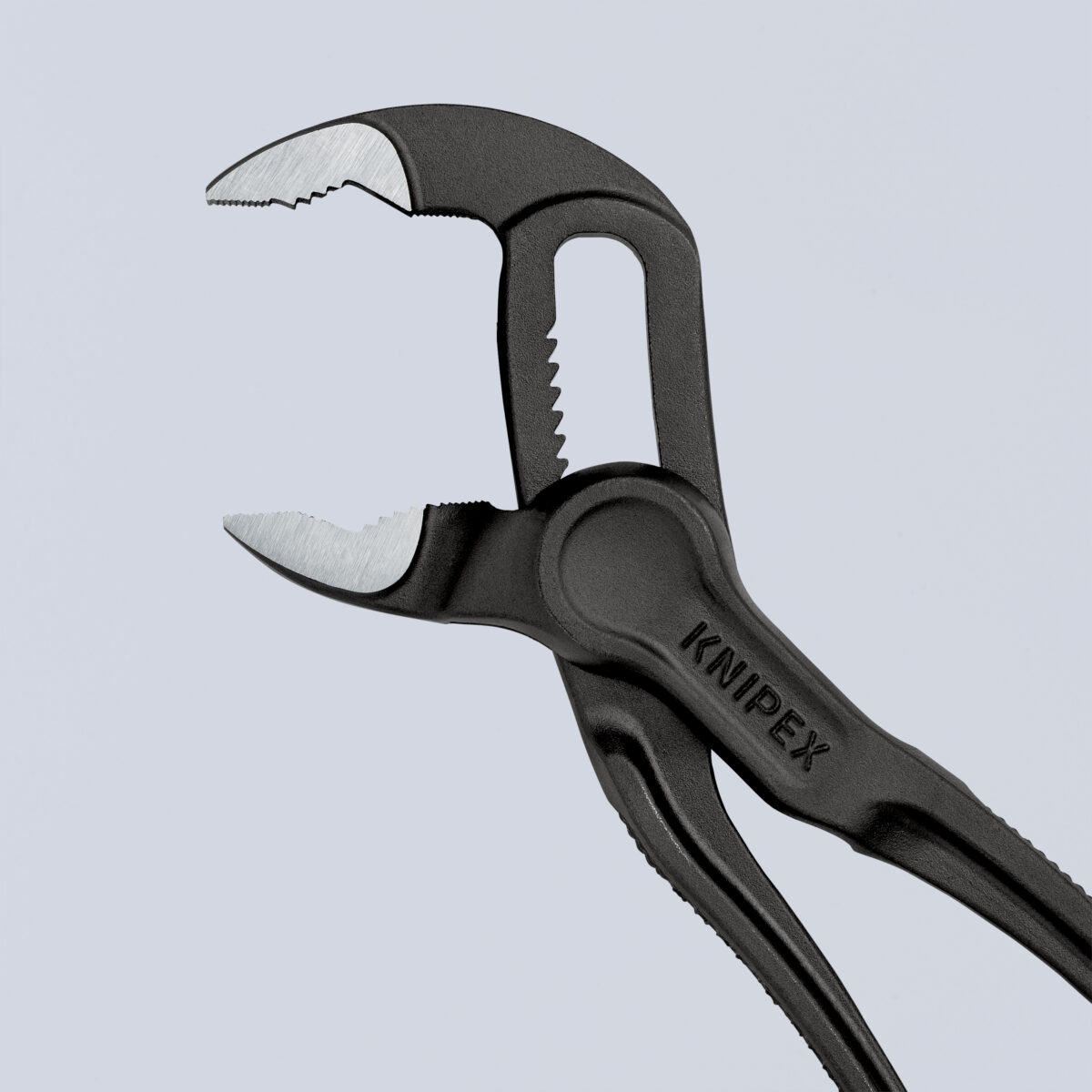 KNIPEX 87 00 100 Cobra® XS Kliješta za vodene pumpe utisnuta, gruba površina siva atramentirana 100 mm - Slika 12