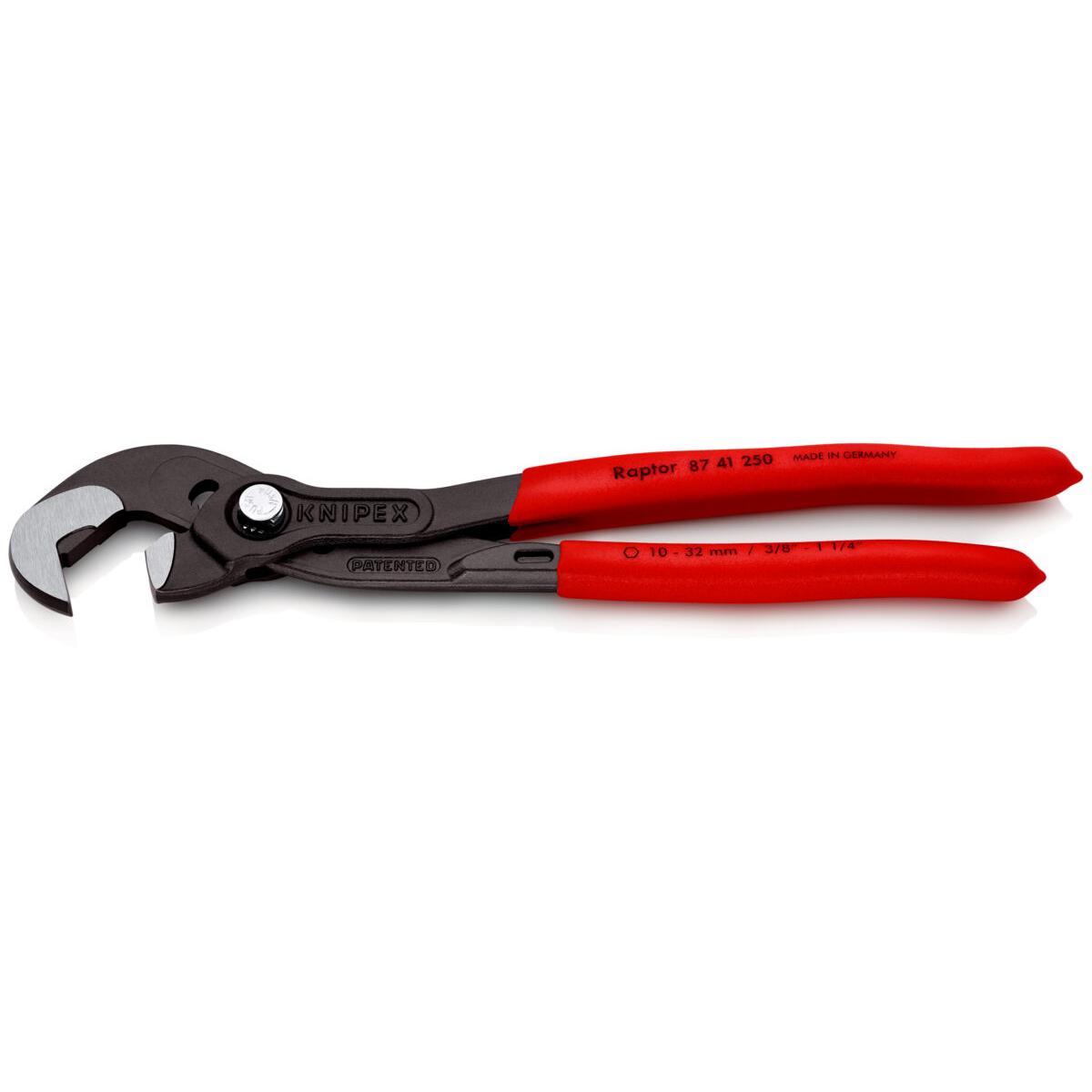 KNIPEX 87 41 250 SB Kliješta papige za matice presvučena s neklizajućom plastikom siva atramentirana 250 mm - Slika 2