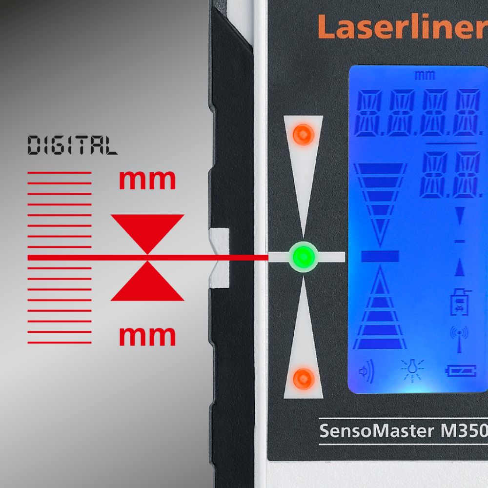 LASERLINER LASER ROTACIJSKI Quadrum M350 S SET 1 FL/ + Stativ P 175 cm+ FL crveni štap - Slika 4