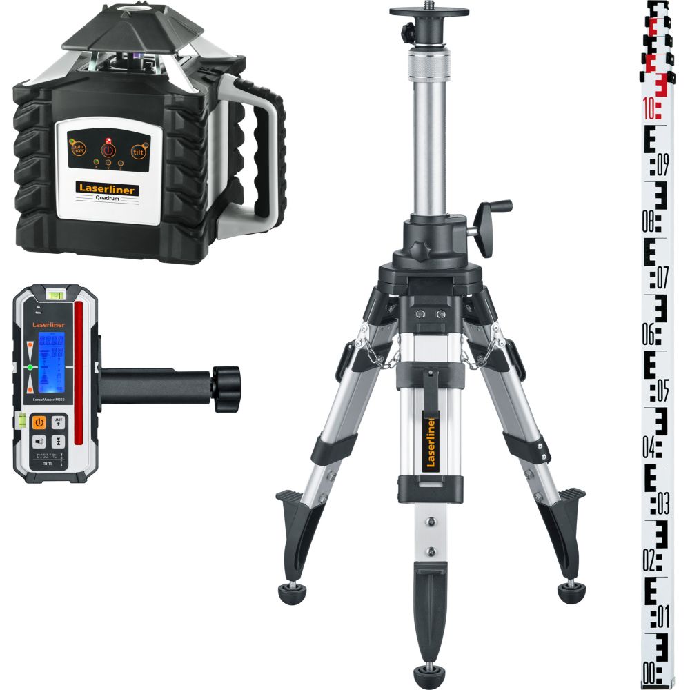 LASERLINER LASER ROTACIJSKI Quadrum M350 S SET 1 LT/ + Stativ P 175 cm+LT štap 5m