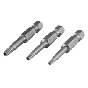 WOLFCRAFT komplet bit nastavaka, TORX® s provrtom, 3-dij.